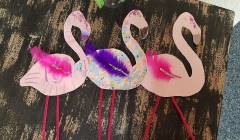 Flamingoos basteln